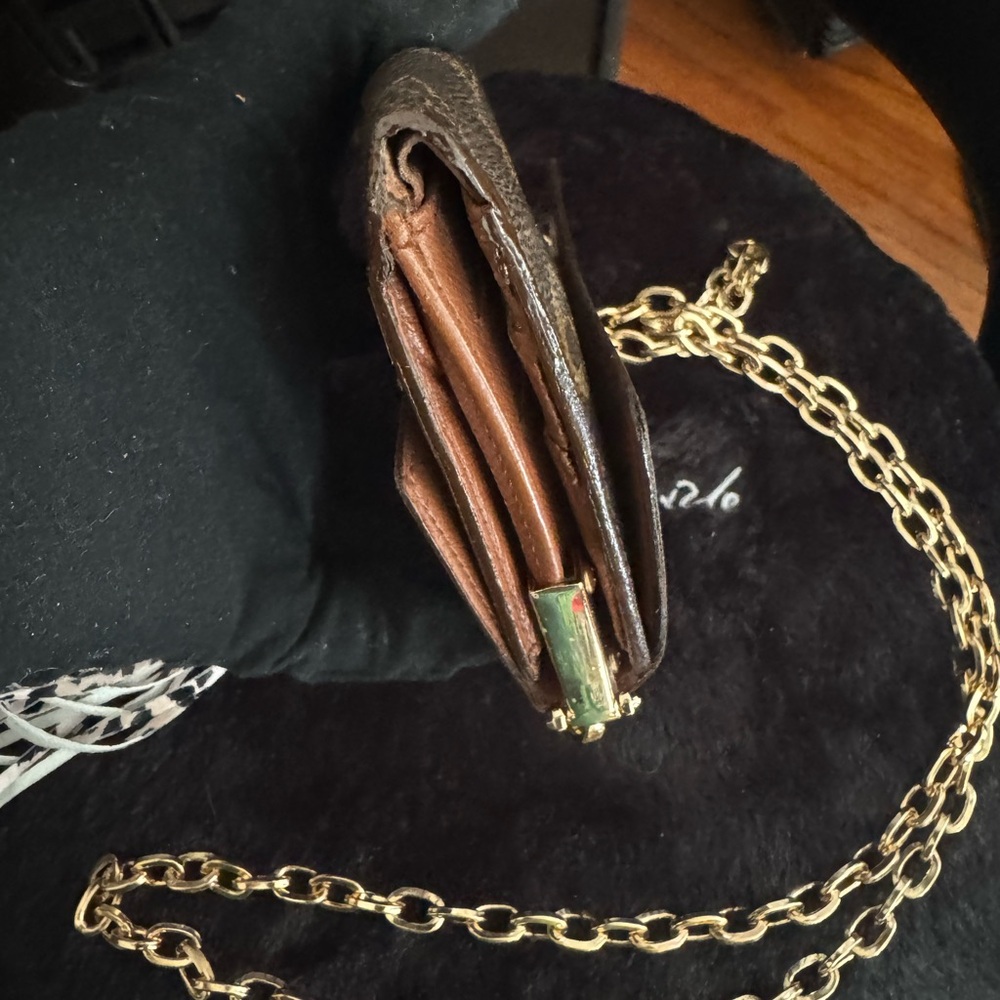 Louis Vuitton Monogram Elise Wallet converted Crossbody authentic preloved - Picture 5 of 16